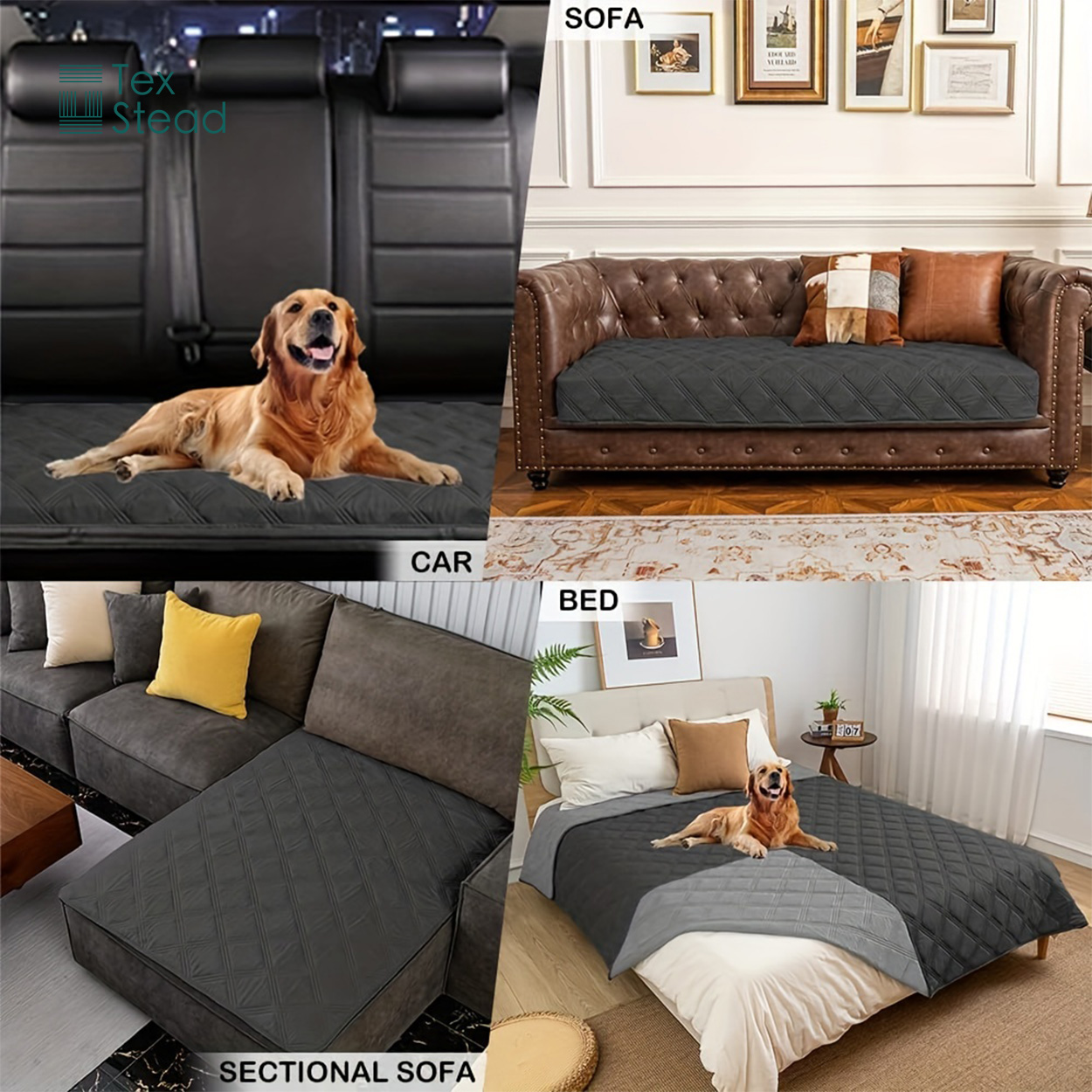 Reversible Waterproof Dog Bed  - Waterproof Mattress Protector Breathable 评论和价格