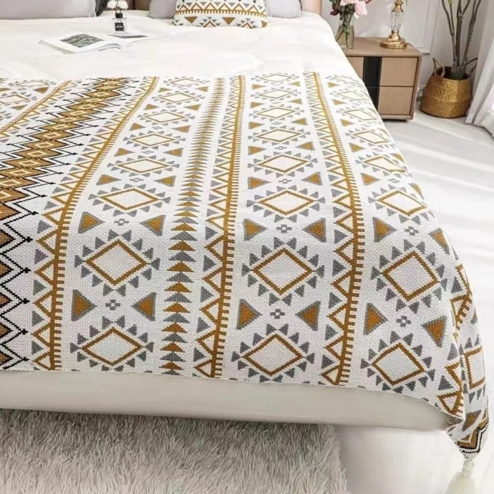 Vintage Chunky Knit Boho Throw - Boho Throw Blanket Fringe 评论和价格
