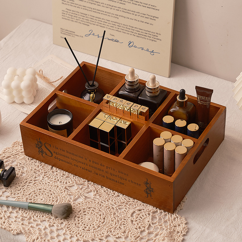 Zakka retro wooden portable si - Storage & Organization 评论和价格
