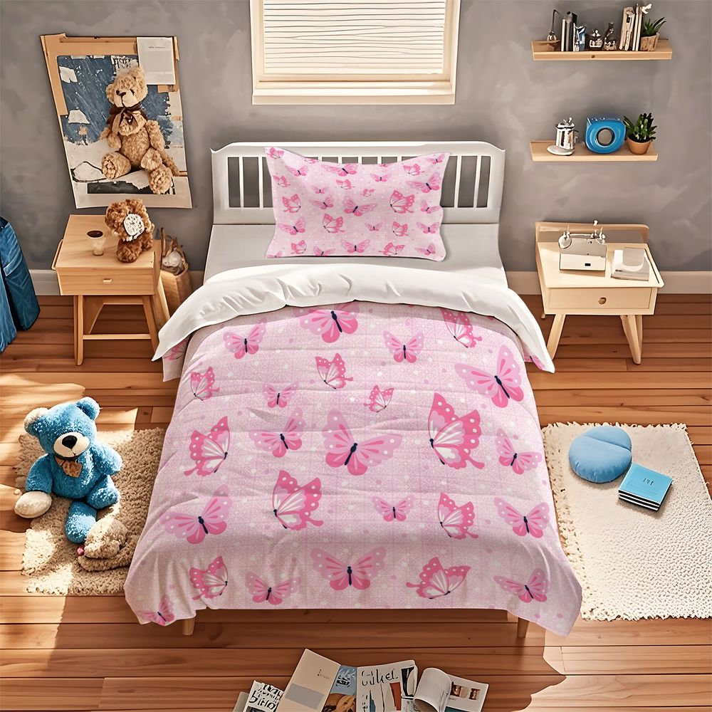 Butterfly Duvet Cover Set Aest - Aesthetic Floral Duvet Cover 评论和价格
