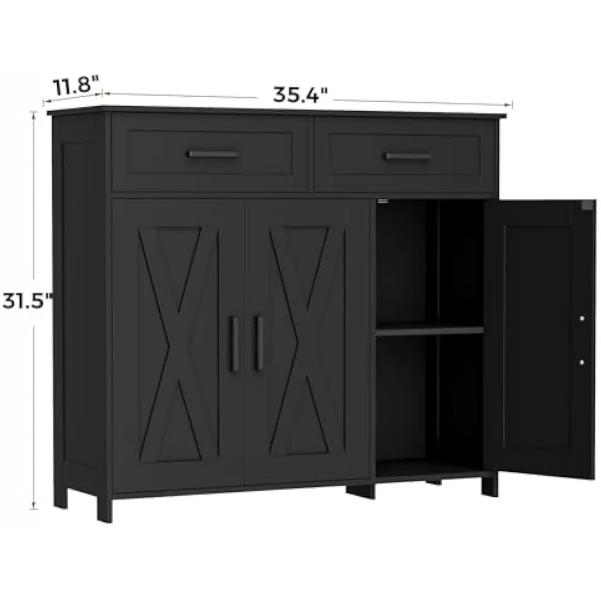 Coffee Bar Storage Cabinet wit - Kitchen 评论和价格
