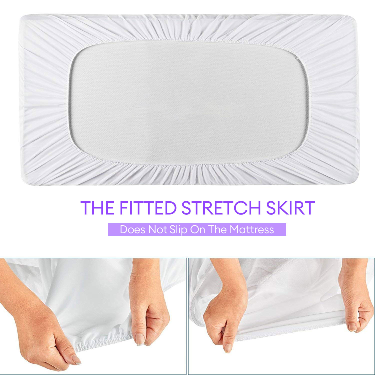 1pc Crib Mattress Protector Sm - Waterproof Mattress Protector Breathable 评论和价格