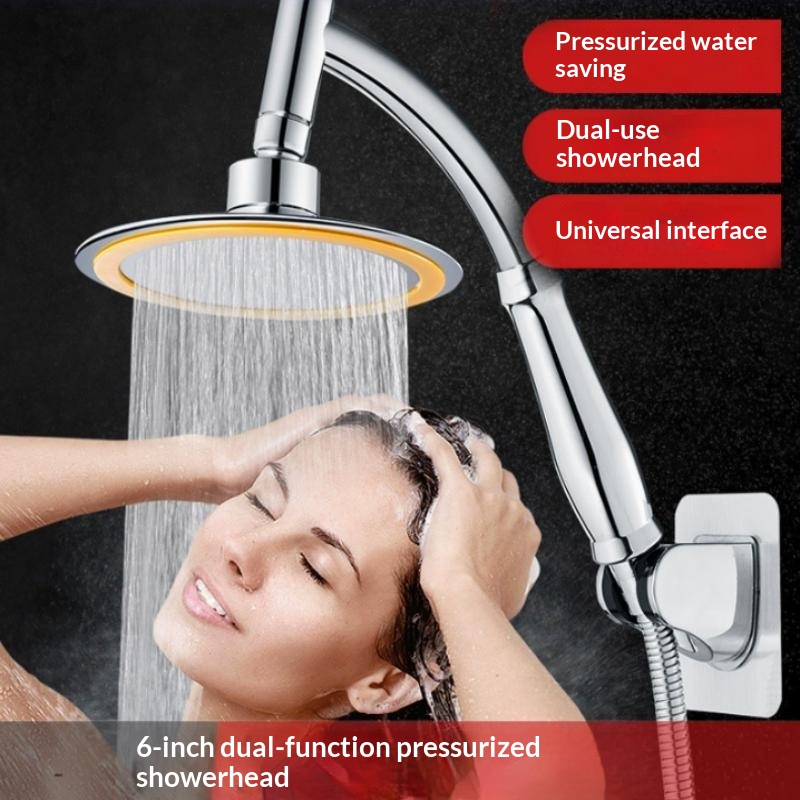 6 Inch High Pressure 360 Degre - High Pressure Shower Head Handheld 评论和价格