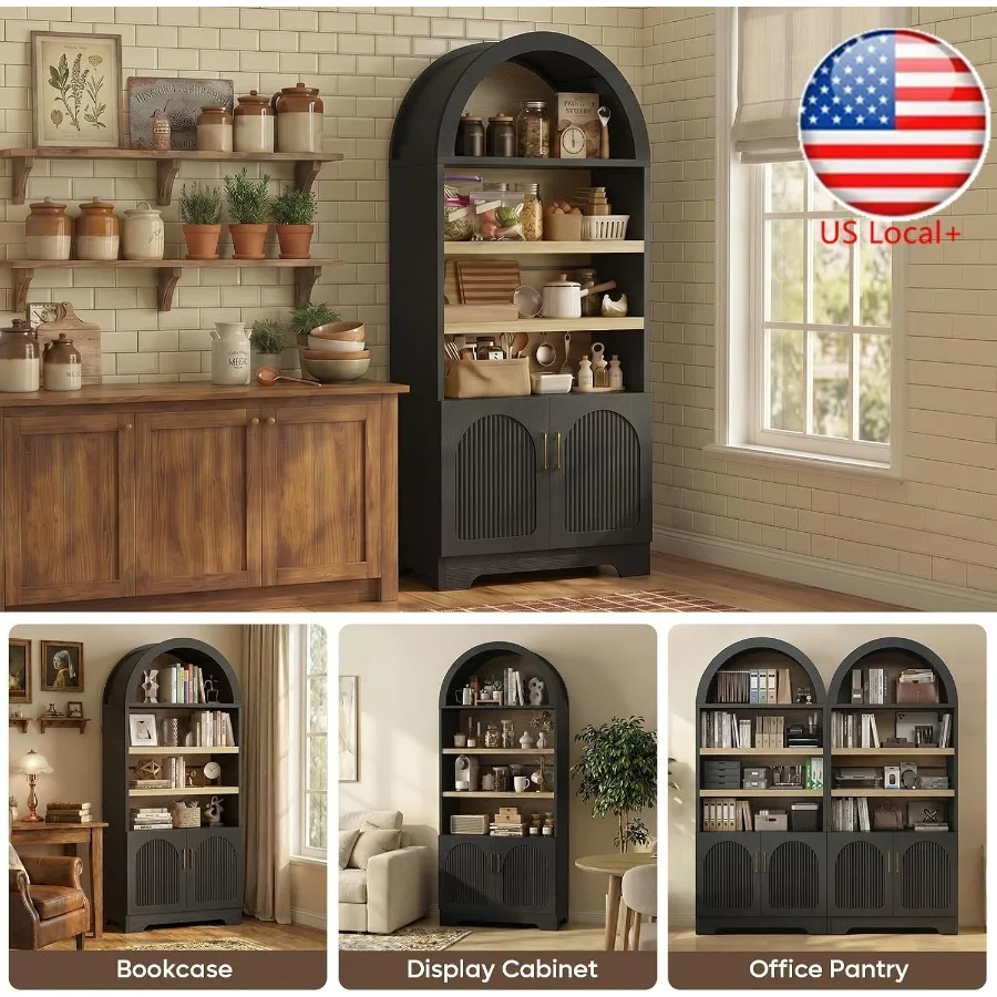 71 Tall Arched Kitchen Pantry  - Storage & Organization 评论和价格