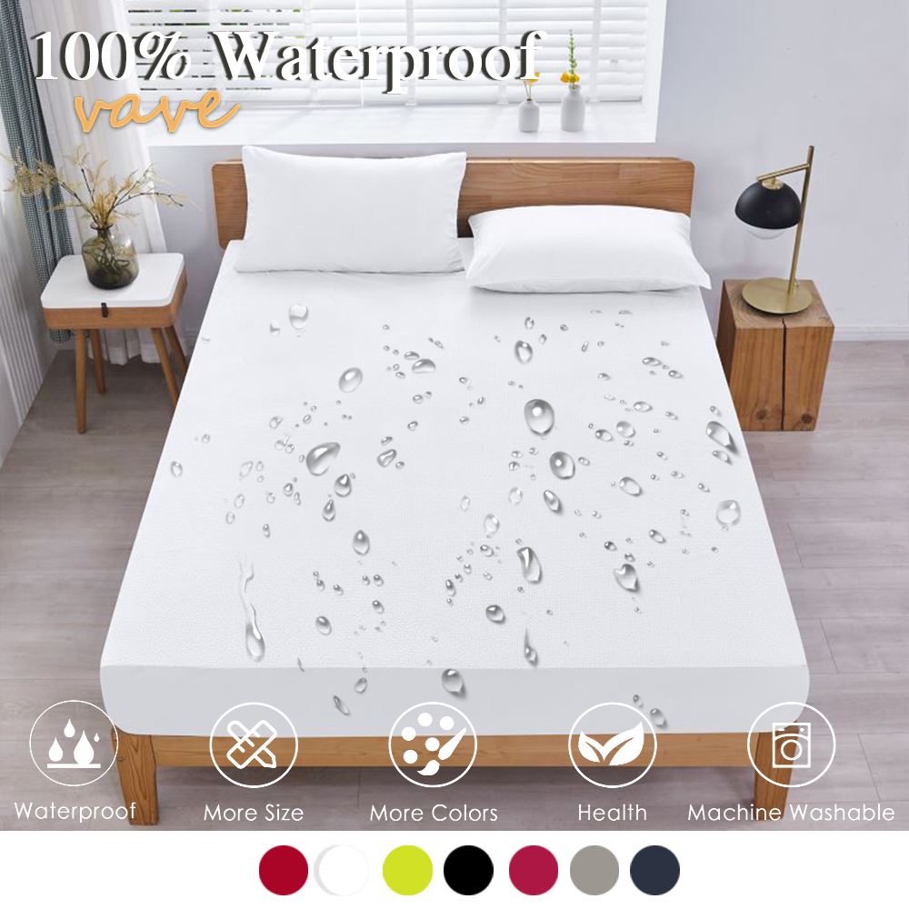 100% Waterproof Fitted Bed She - Waterproof Mattress Protector Breathable 评论和价格