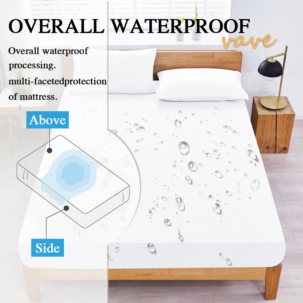 100% Waterproof Fitted Bed She - Waterproof Mattress Protector Breathable 评论和价格