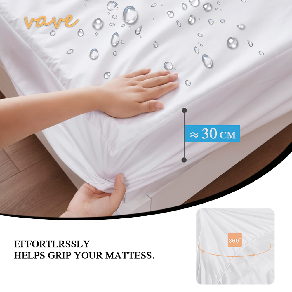 100% Waterproof Fitted Bed She - Waterproof Mattress Protector Breathable 评论和价格