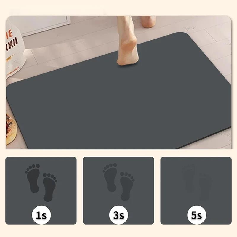 Stone Diatomite Earth Bath Mat - Quick Dry Diatomite Bath Mat 评论和价格