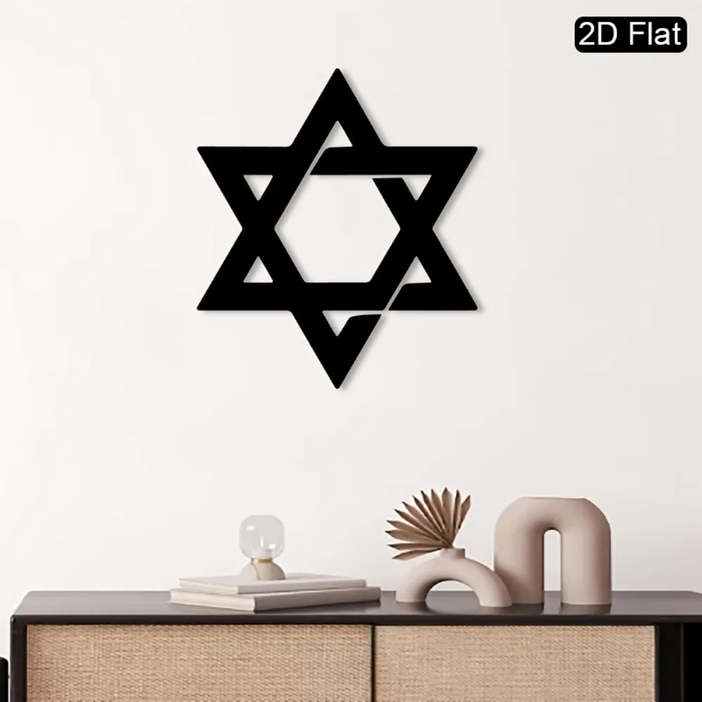 CIFBUY Iron Wall Art Star of D - Home Decor 评论和价格