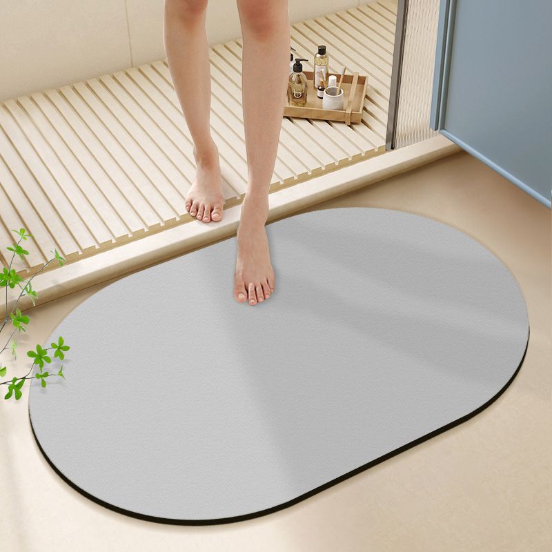 VIKAMA Irregular Oval Diatomit - Quick Dry Diatomite Bath Mat 评论和价格