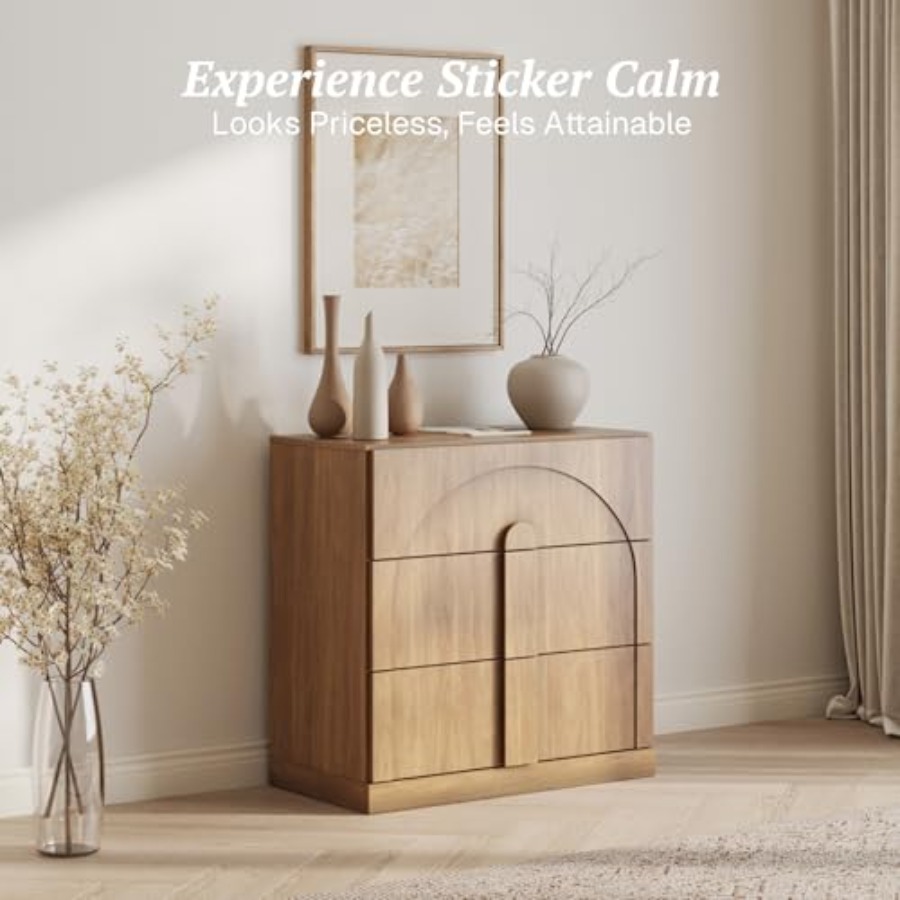 Sideboard Cabinet with 3 Drawe - Kitchen 评论和价格