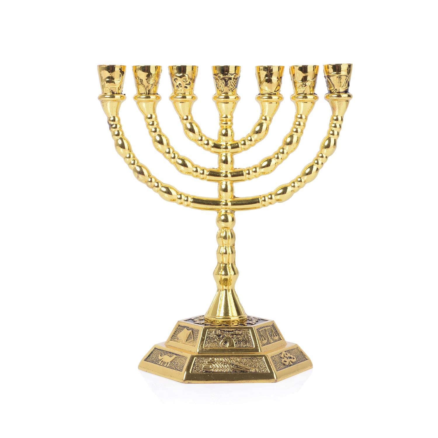 7 Branch Menorah Jewish Home D - Home Decor 评论和价格