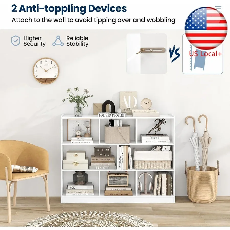 8-Cube Bookcase for living roo - Storage & Organization 评论和价格
