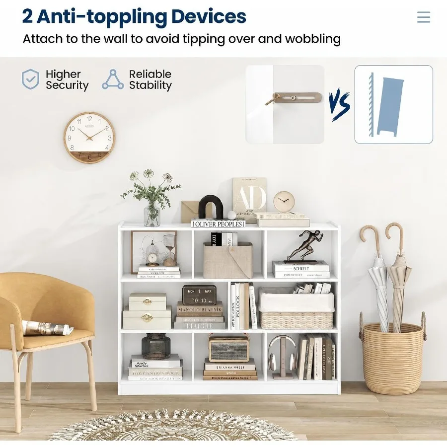 8-Cube Bookcase for living roo - Storage & Organization 评论和价格