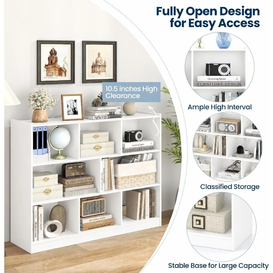 8-Cube Bookcase for living roo - Storage & Organization 评论和价格