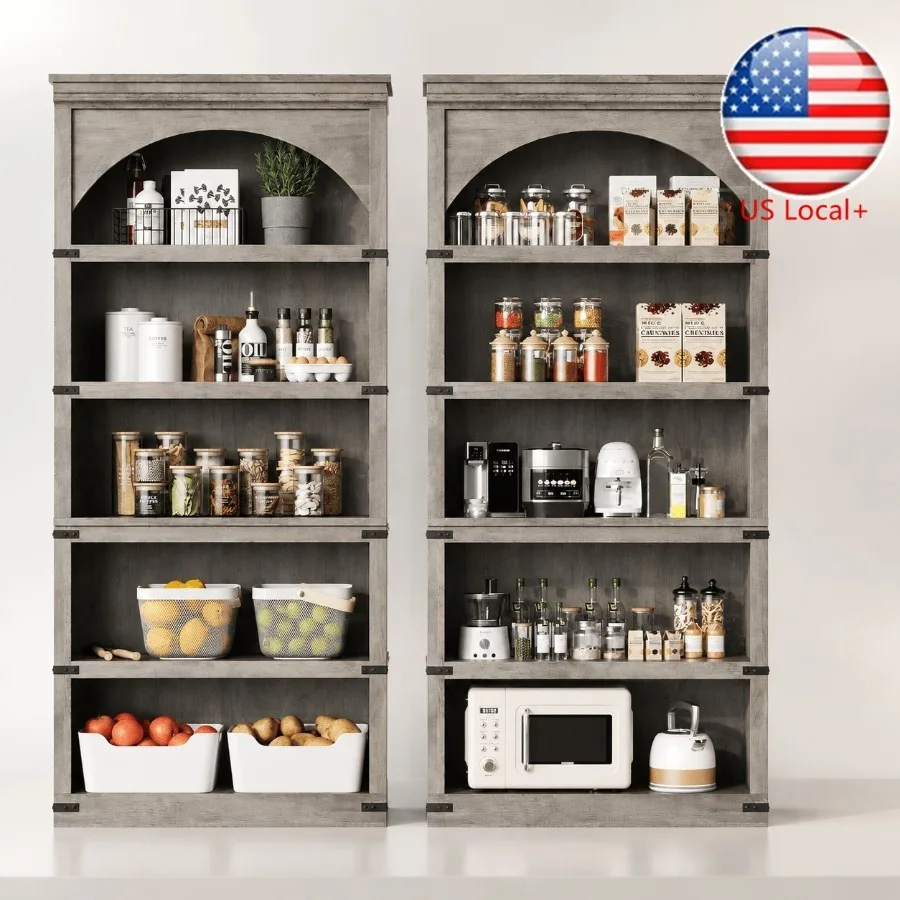 68.7 Tall Farmhouse Arched Boo - Storage & Organization 评论和价格