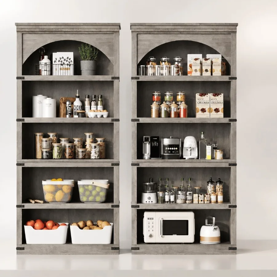 68.7 Tall Farmhouse Arched Boo - Storage & Organization 评论和价格