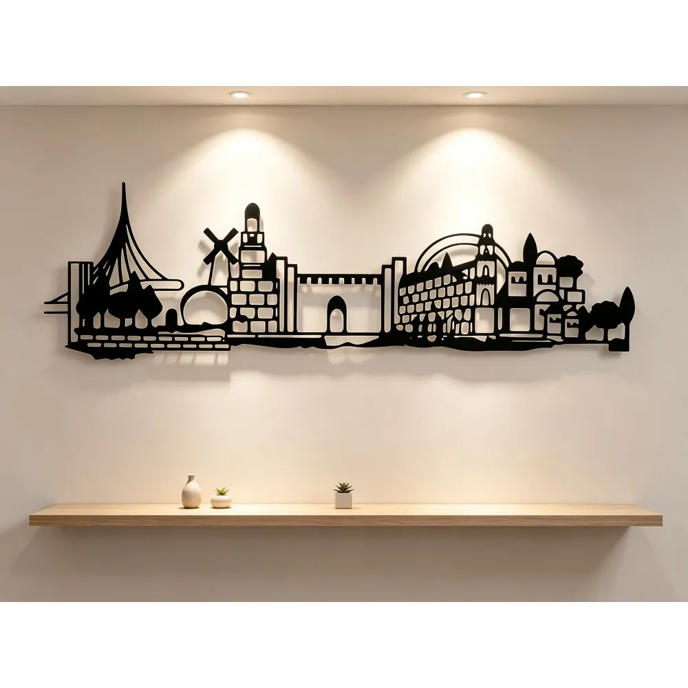 CIFBUY Iron Wall Art Jerusalem - Home Decor 评论和价格