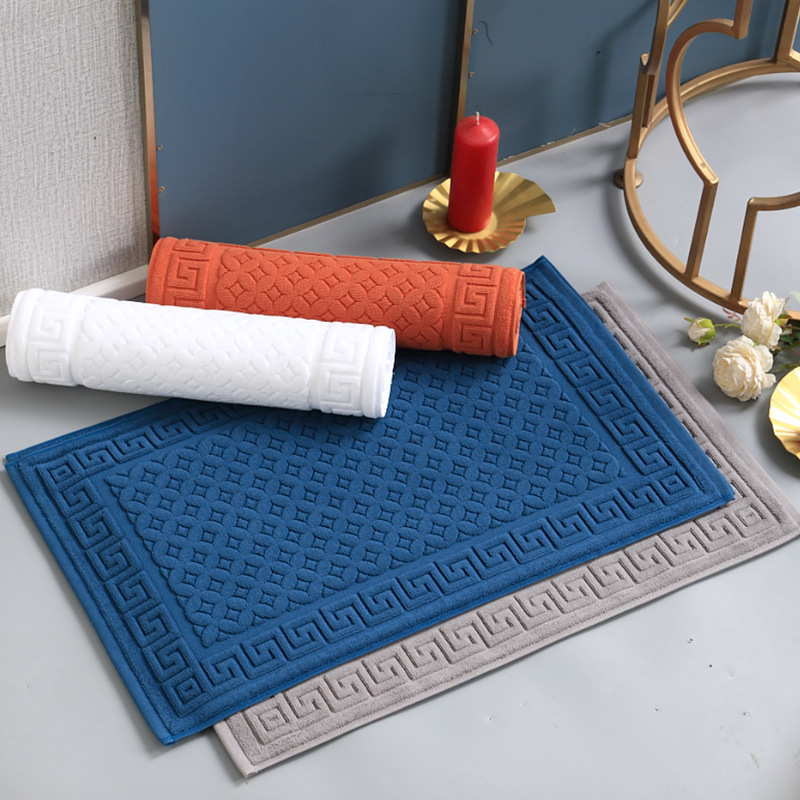 Luxury 45x75cm Cotton Bath Tow - Quick Dry Diatomite Bath Mat 评论和价格