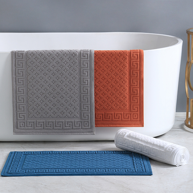Luxury 45x75cm Cotton Bath Tow - Quick Dry Diatomite Bath Mat 评论和价格